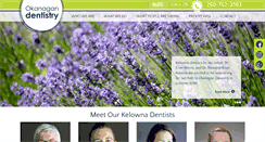 Desktop Screenshot of okanagandentistry.com